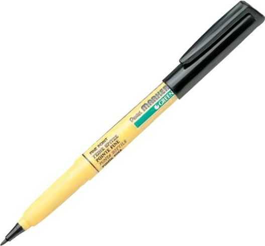 Audinių žymeklis Okr Pentel Nm10-a juodas 1/12