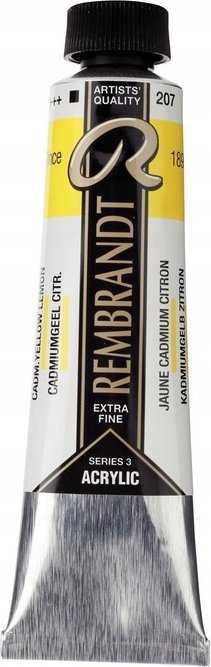 Artequipment Rembrandt Acrylic Colour Tube Cadmium Geltona Lemon 207