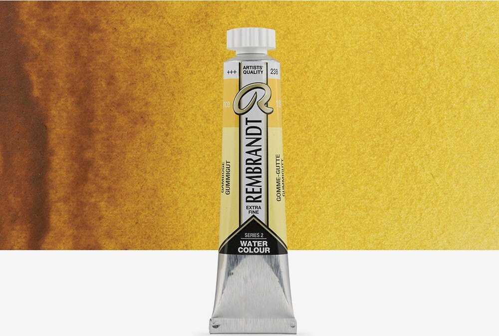 Artequipment Rembrandt Watercolour Tube Gamboge 238