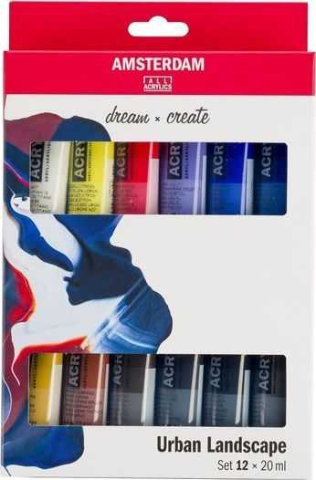 Artequipment TALENS AMSTERDAM Rinkinys 12X20ML URBAN LANDSCAPE uniw