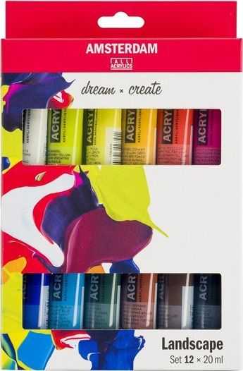 Artequipment TALENS AMSTERDAM Rinkinys 12X20ML LANDSCAPE COLORS uniw