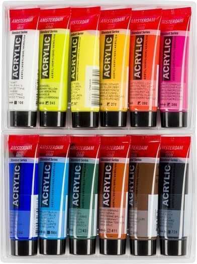 Artequipment TALENS AMSTERDAM Rinkinys 12X20ML LANDSCAPE COLORS uniw