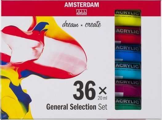 Artequipment TALENS AMSTERDAM Rinkinys 36X20 ML GENERAL SELECTION uniw