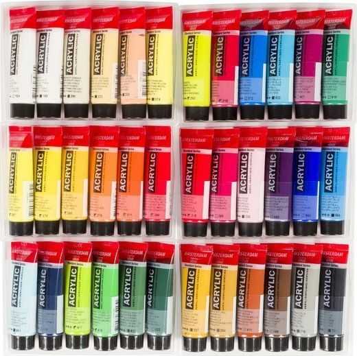 Artequipment TALENS AMSTERDAM Rinkinys 36X20 ML GENERAL SELECTION uniw