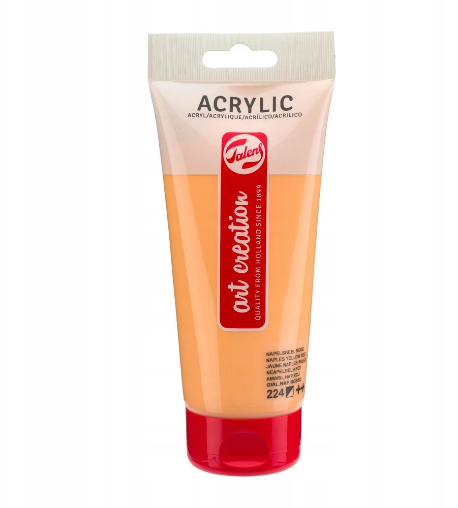Artequipment Talens Art Creation Acrylic Colour Tube Naples Geltona Raudona 224 (3520224M)