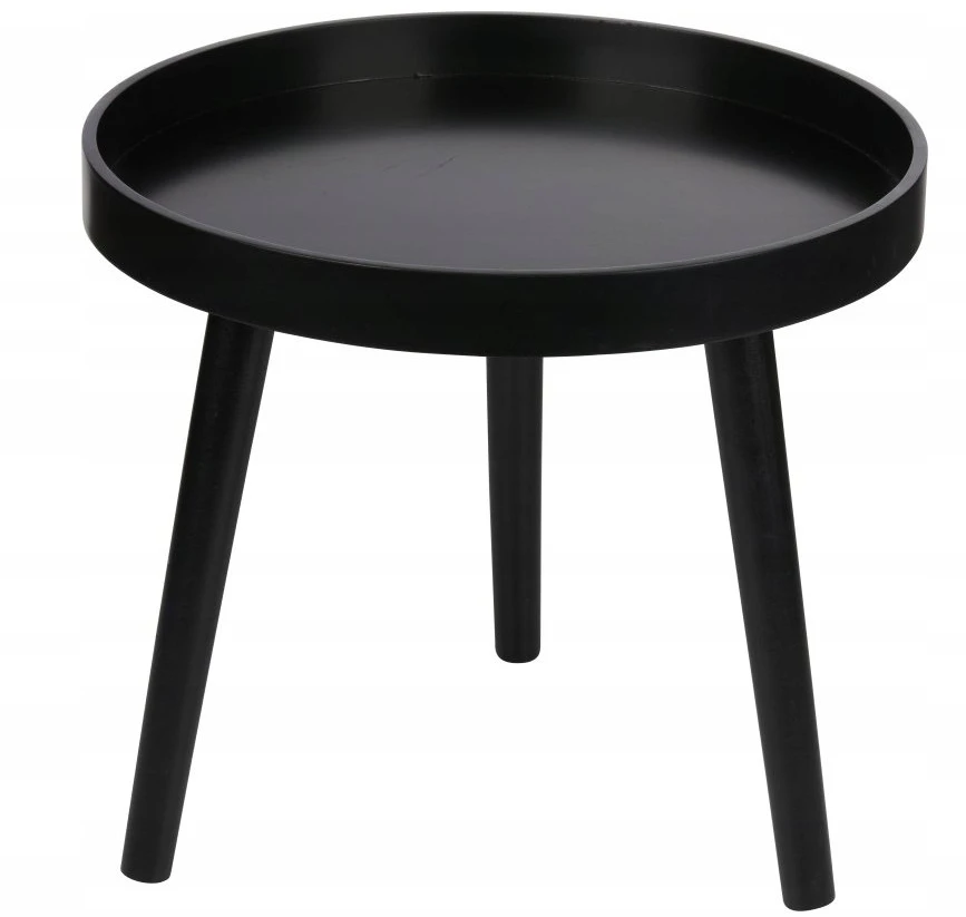 Articasa Arti Casa - Round Coffee Table for Living Room 40x36 cm (Juodas)