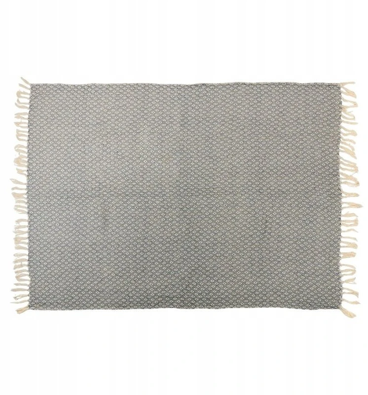 Articasa Arti Casa - Diamond Pattern Cotton Blanket 130x170 cm (Mėlyna / Baltas)