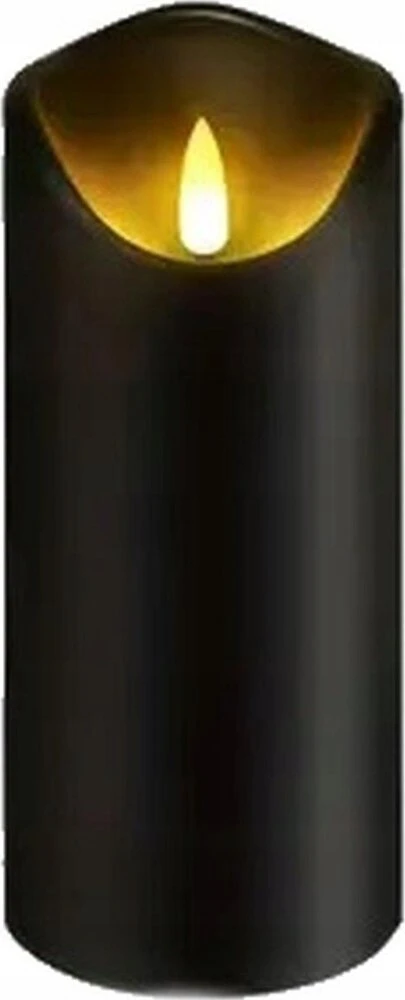 ArtiCasa Dekoratyvinė LED žvakė 70x90 mm juoda