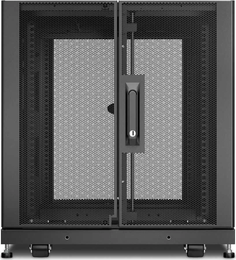 APC NETSHELTER SX 12U SERVER RACK ENCLOSURE 600MM X 900MM W/ SIDES Juodas