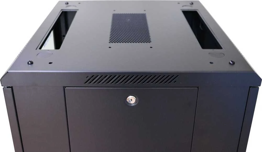 EXTRALINK 22U 600X600 stovima spintelė juodas