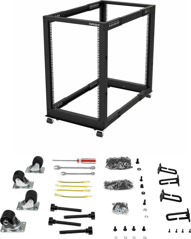„Spinta StarTech“ stovimas 19 colių 18U (4POSTRACK18U)