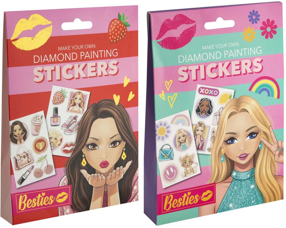 Artist Ccg Mz Import CCG „Besties“ deimantiniai lipdukai, 12 vnt. 140048 48168