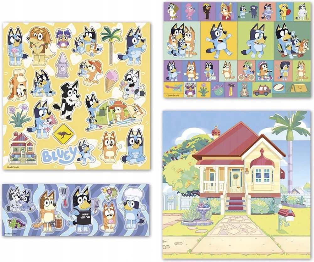 Artist Ccg Mz Import CCG Bluey komplektas naklejek 90105