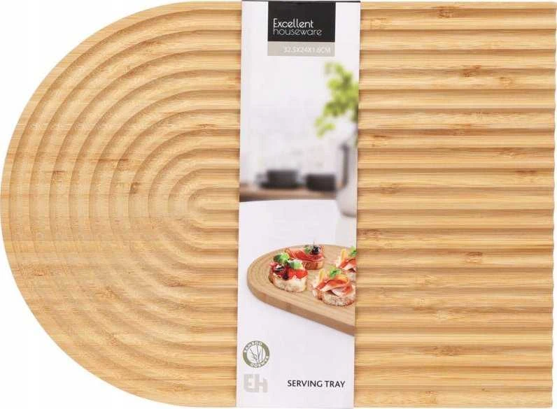 Artplast Bamboo Raižytas serviravimo padėklas, bambukas