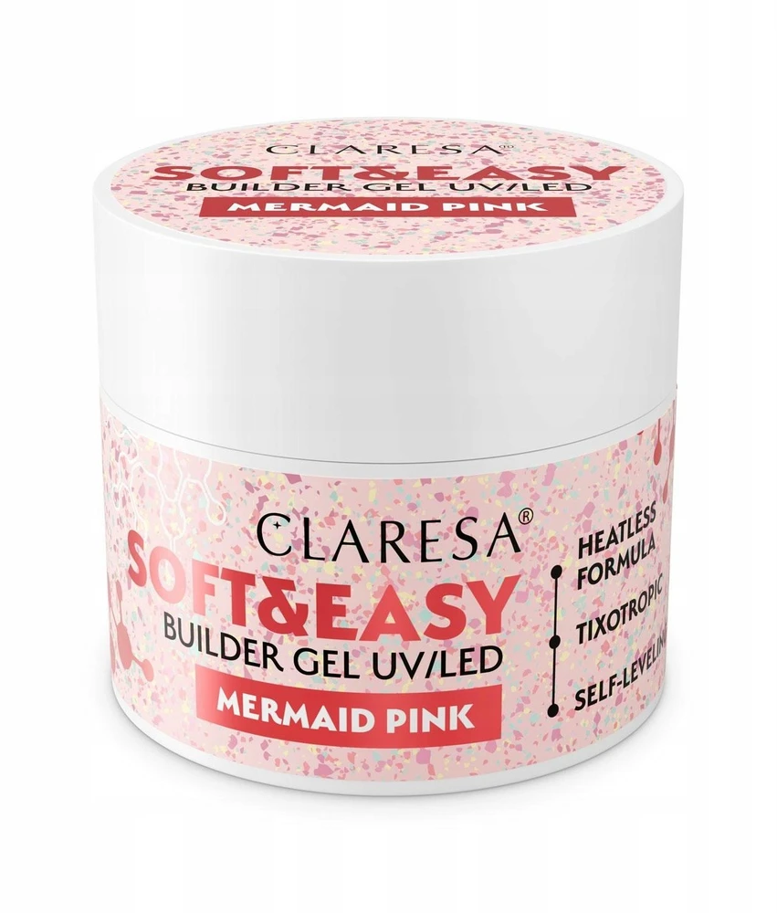 Artrozne Claresa Soft&Easy statybinis gelis undinėlės rožinis 12g