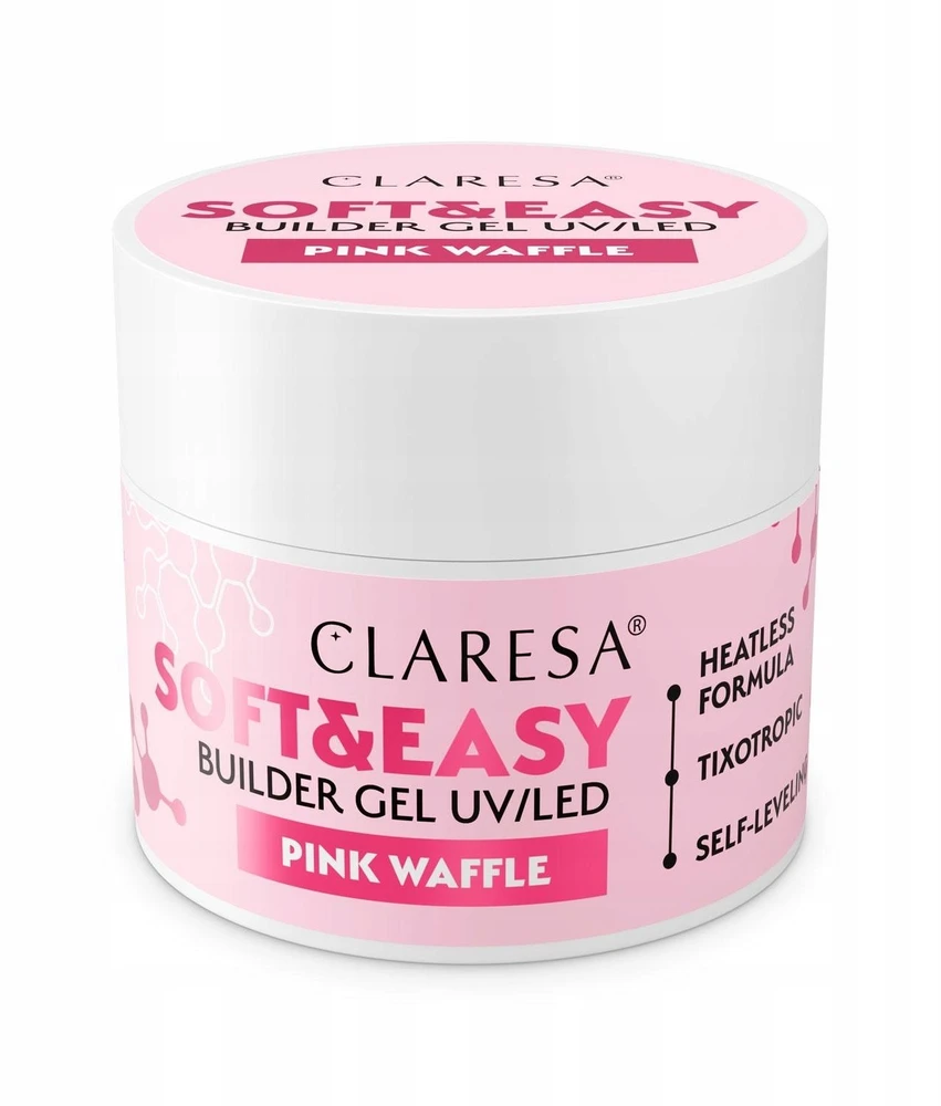 Artrozne Claresa Soft&Easy statybinis gelis, rausvas vaflinis, 45 g