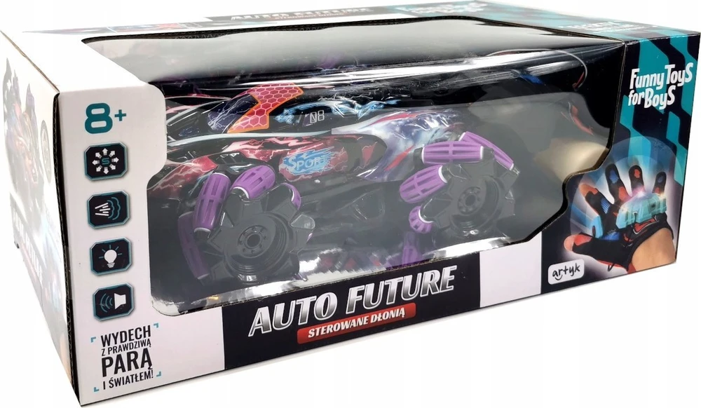 Artyk Žaislai berniukams. Rankomis valdomas ateities automobilis.