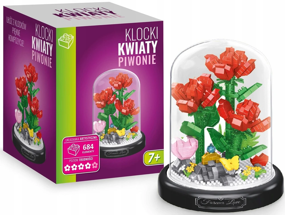 Artyk *****Gėlių blokeliai - bijūnai su šviestuvo gaubtu 684 vnt. 176470