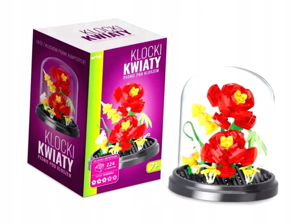 Artyk *****Gėlių blokeliai - bijūnai su šviestuvo gaubtu 224 vnt. 137037