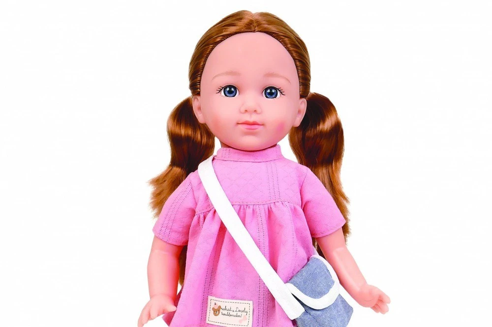 Lalka Lėlė Natalia funkcinė lėlė tunikoje 36 cm