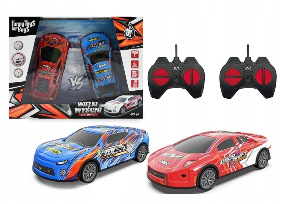 Artyk Rinkinys 2 nuotoliniu būdu valdomų automobilių rinkinys