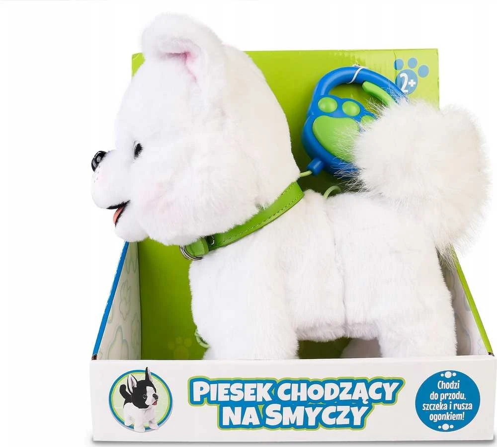 Maskotka Interaktyvus talismaninis šuo, einantis su pavadėliu