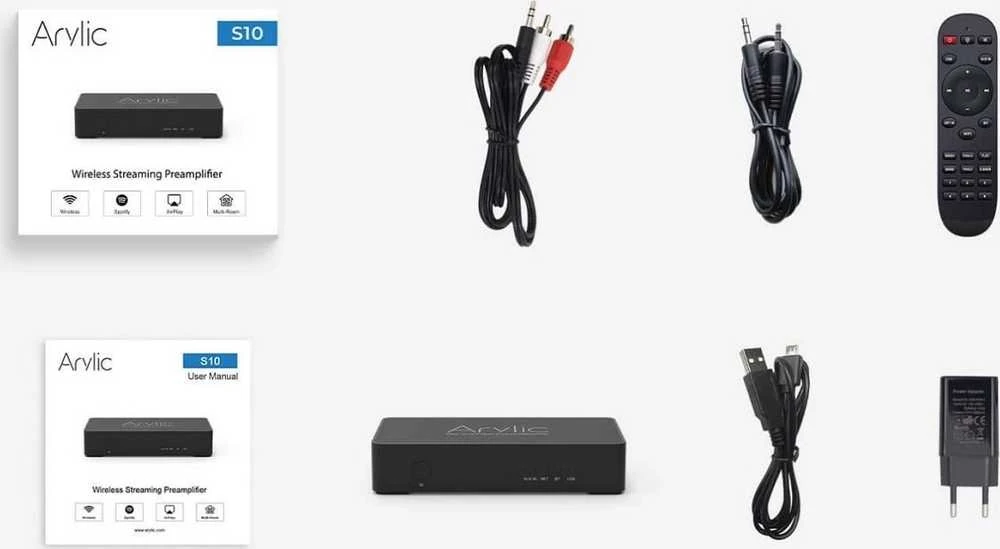 Arylic Arylic S10 Multiroom Streamer Wi-Fi, BT, Ethernet (tinkantiems pradedantiesiems)