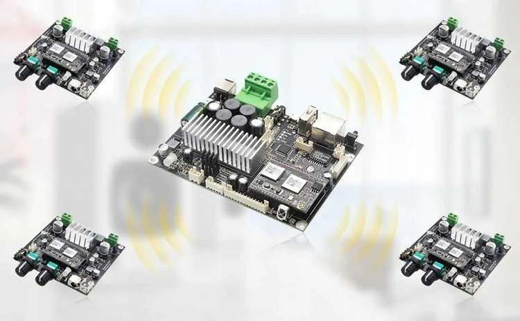 Arylic Arylic Up2Stream Amp sub- Multiroom Belaidis žemų dažnių stiprintuvas valdyba