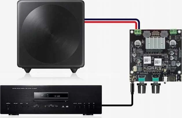 Arylic Arylic Up2Stream Amp sub- Multiroom Belaidis žemų dažnių stiprintuvas valdyba