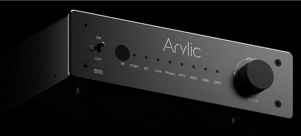 Arylic B50 Streamer – Bluetooth stereo stiprintuvas