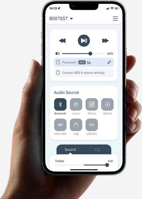 Arylic B50 Streamer – Bluetooth stereo stiprintuvas