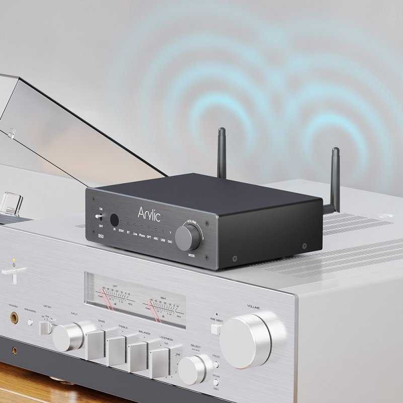 Arylic B50 Streamer – Bluetooth stereo stiprintuvas