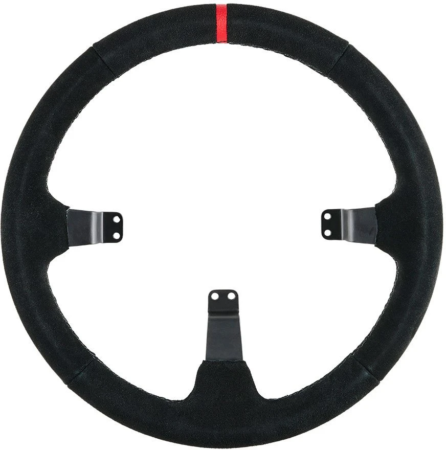 Asetek SimSports GT Rim, curved, 340 mm – juodas, suede