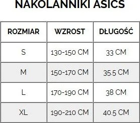 Asics Basic Kneepad L tinklinio kamuolio kelio įtvarai