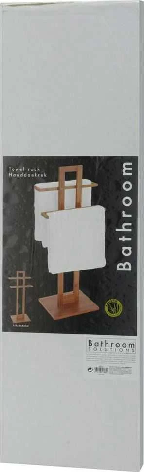Asj Commerce Elegant Bamboo Rankšluostis Rack for 2 Towels