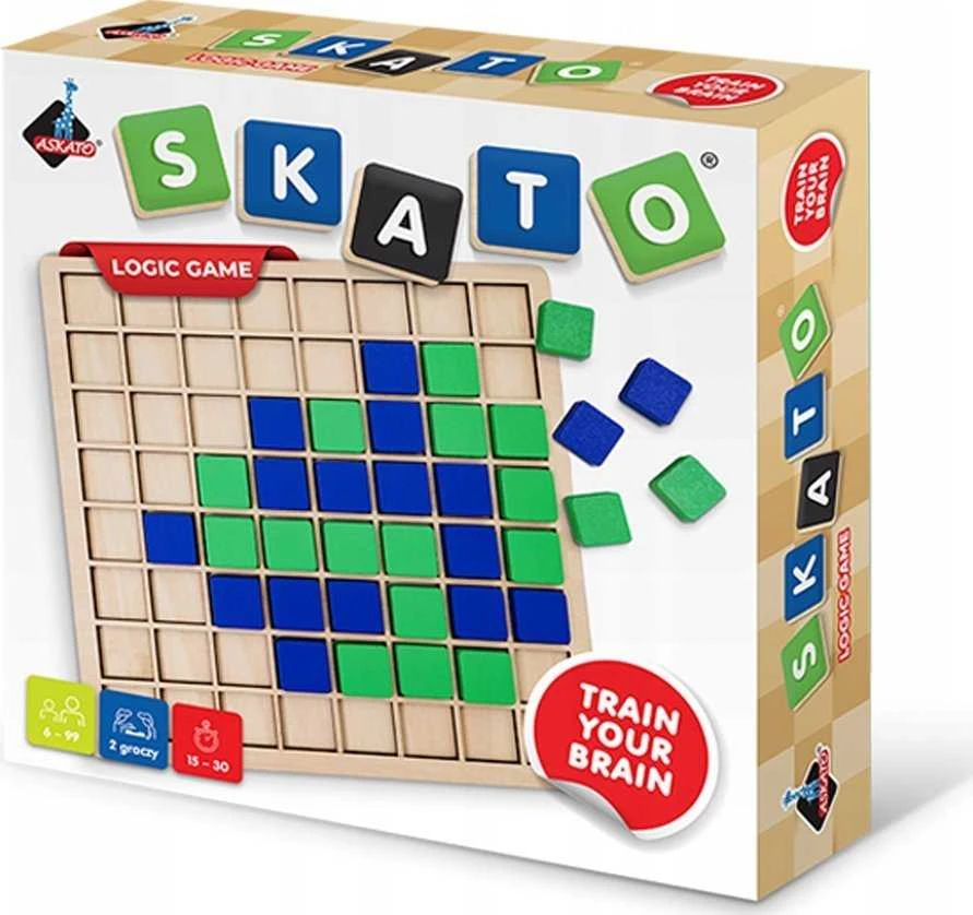 Dėlionė Askato Gra Medinis skato žaidimas