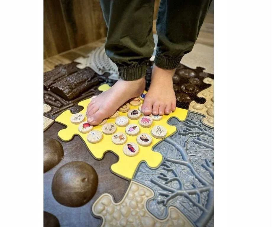 Askato Mata Sensorinė Ortopedinė Dėlionė Alfabetas Anglų Kalbos Mokymasis Muffik / Alphabet Lemon / Mfk-101-2-12