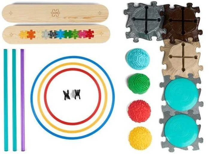Askato Muffik Active Set Aktyvinimo rinkinys Didelis kliūčių ruožas vaikams / Active Set / Mfk-095-2