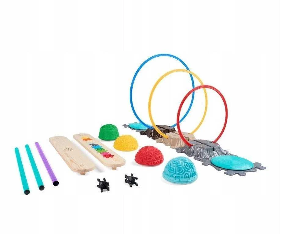 Askato Muffik Active Set Aktyvinimo rinkinys Didelis kliūčių ruožas vaikams / Active Set / Mfk-095-2