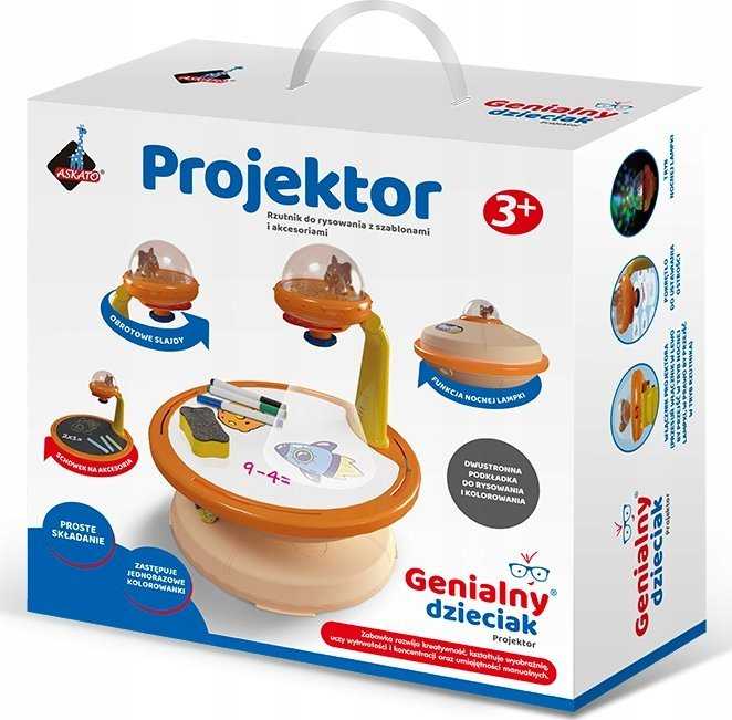PROJEKTORIUS PIEŠIMO PROJEKTŲ LEMPAS + PRIEDAI GENIUS KID ASKATO