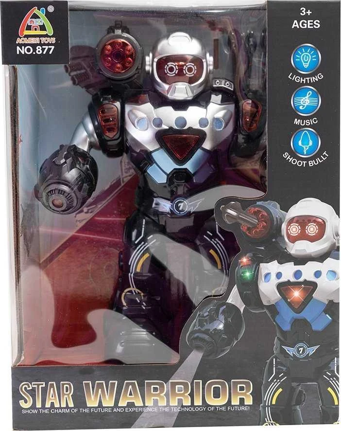 Askato Baterija varomas robotas