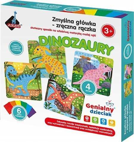 Askato Tešla iš putplasčio, sumani galva ir gudri rankena, DINOZAURAI