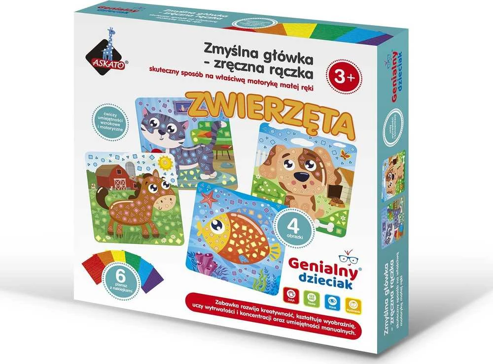 Askato Ilgis 22Cm Kūrybinis žaidimas Gyvūnai