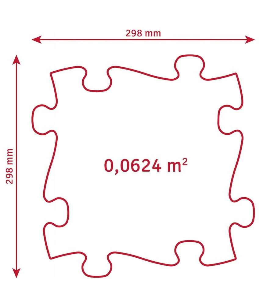 Sensorinio kilimėlio ortopedinis rinkinys 11in1, vidutinis, 11 dėlionių, Sensoryka Muffik / Mfk-021-01