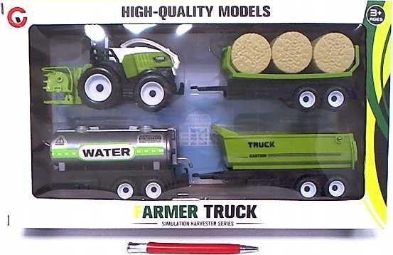 Askato Mz Import *****Traktor su przyczepami komplektas 9972-60B 03910