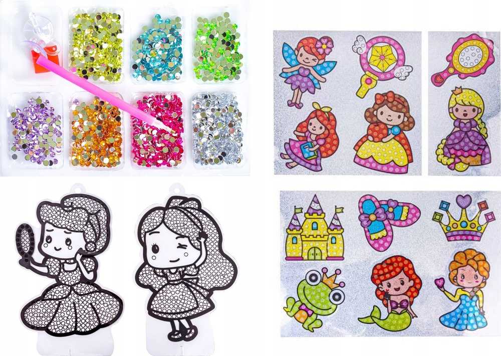 Askato Wyklejanie diamencikami Princesės 20584
