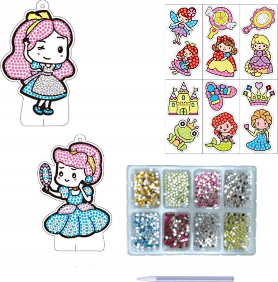 Askato Wyklejanie diamencikami Princesės 20584