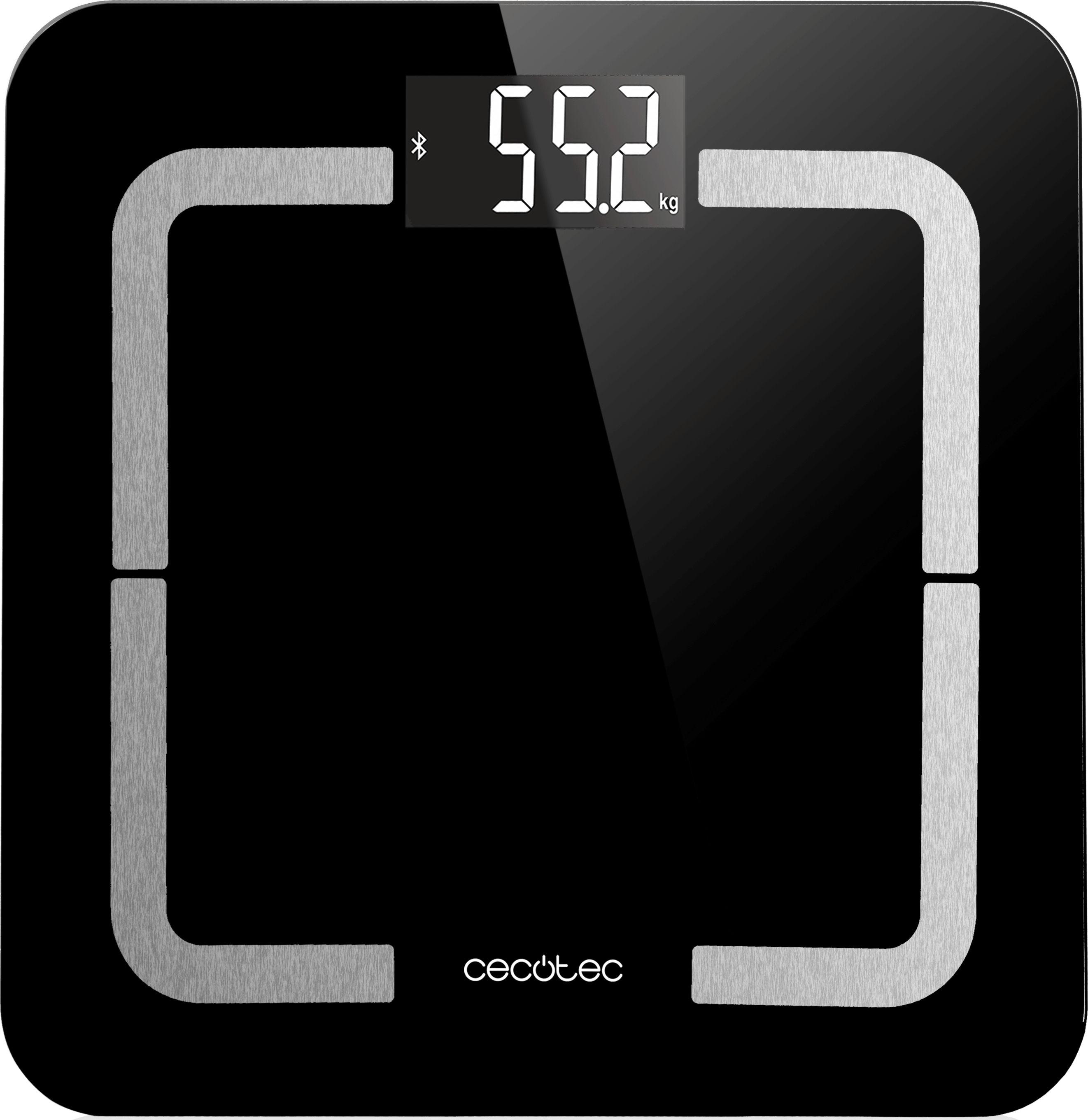 CECOTEC Svarstyklės Surface Precision 95 išmaniosios skaitmeninės vonios svarstyklės didelio tikslumo su jungiamumu ir matavimo juostele