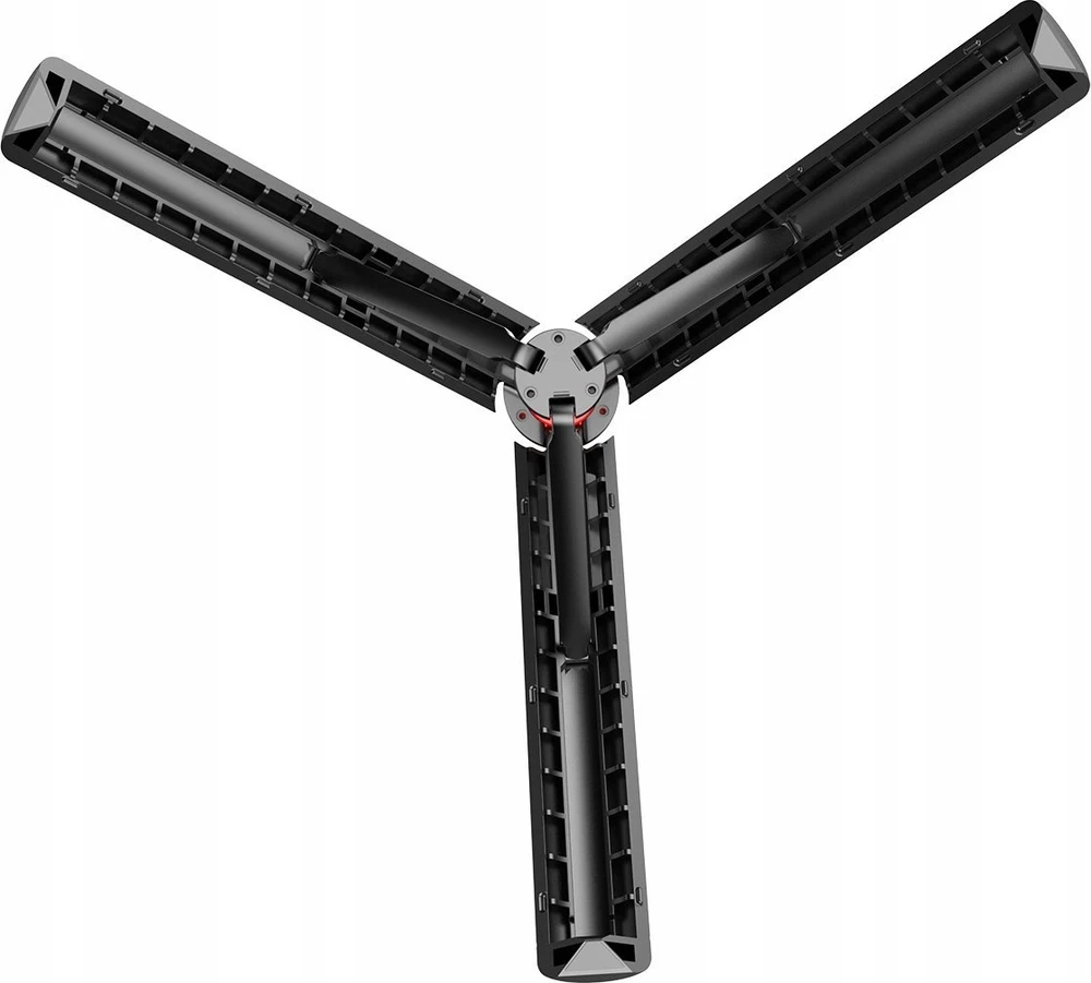Wozinsky Asmenukių lazda WC1Y3S telescopic tripod 1.3m with phone holder – juodos spalvos