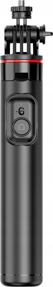 Wozinsky Asmenukių lazda WC1Y3S telescopic tripod 1.3m with phone holder – juodos spalvos